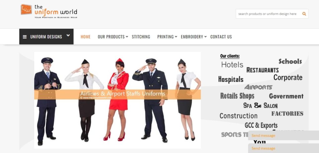 The Uniform World's Homapage