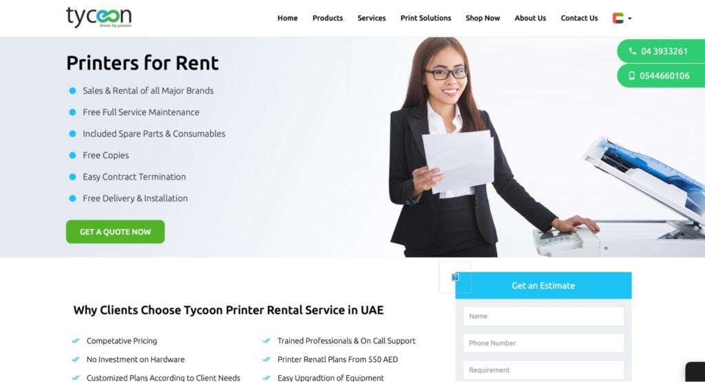 Tycoon IT Services's Homepage