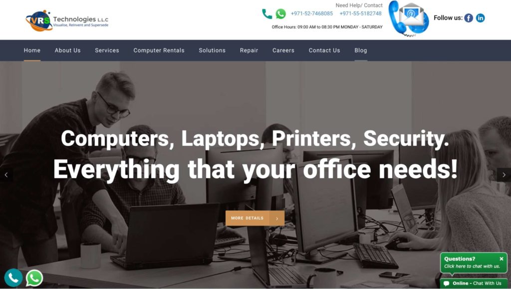 VRS Computers's Homepage