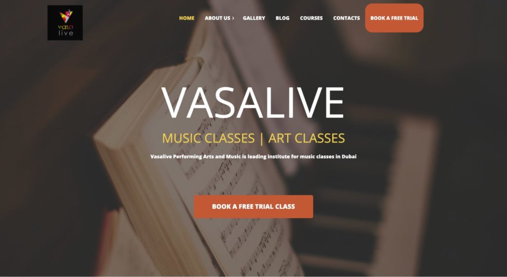 Vasalive (Music & Arts School)'s Homepage