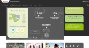 Veolia's Homepage