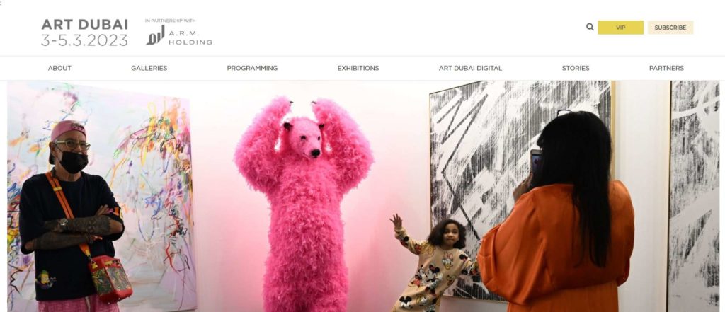 World Art Dubai's Homepage