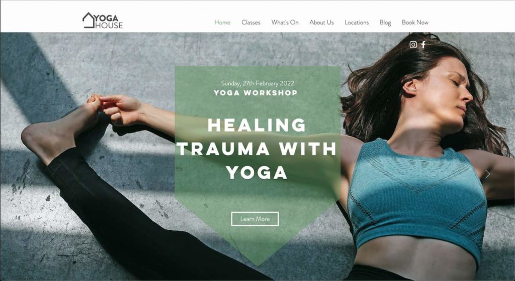 Yoga House's Homepage