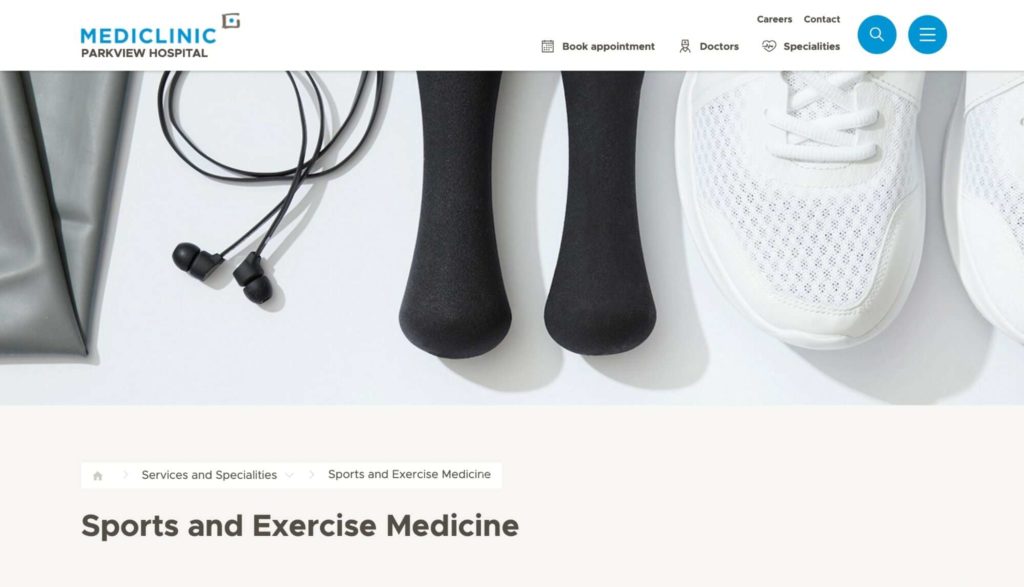 Dr. Alan Kourie of Mediclinic Middle East Homepage