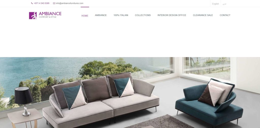 Ambiance Furniture Homepage