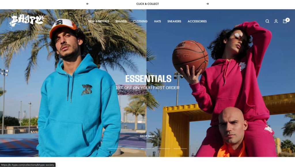 B Hype Homepage