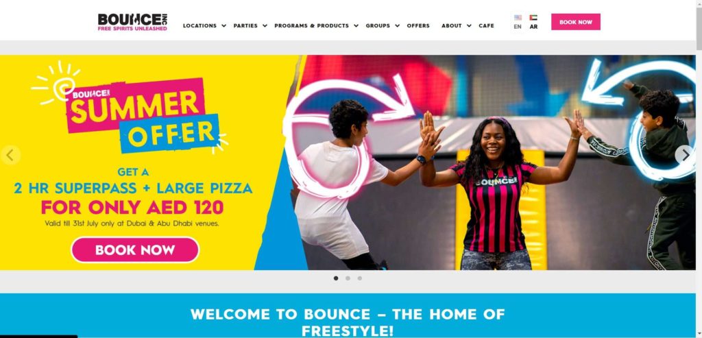 Bounce Homepage