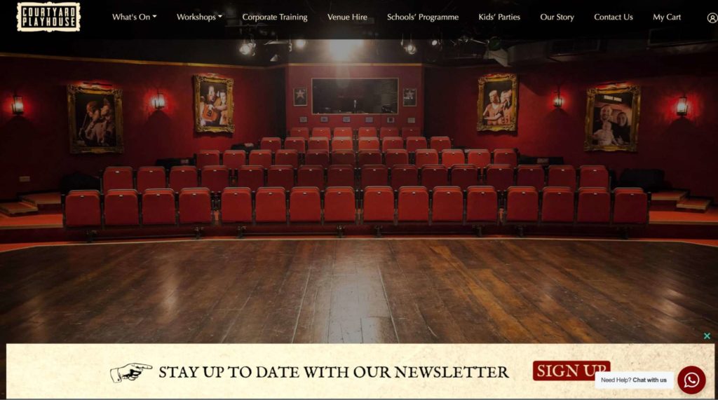 Courtyard Playhouse Homepage