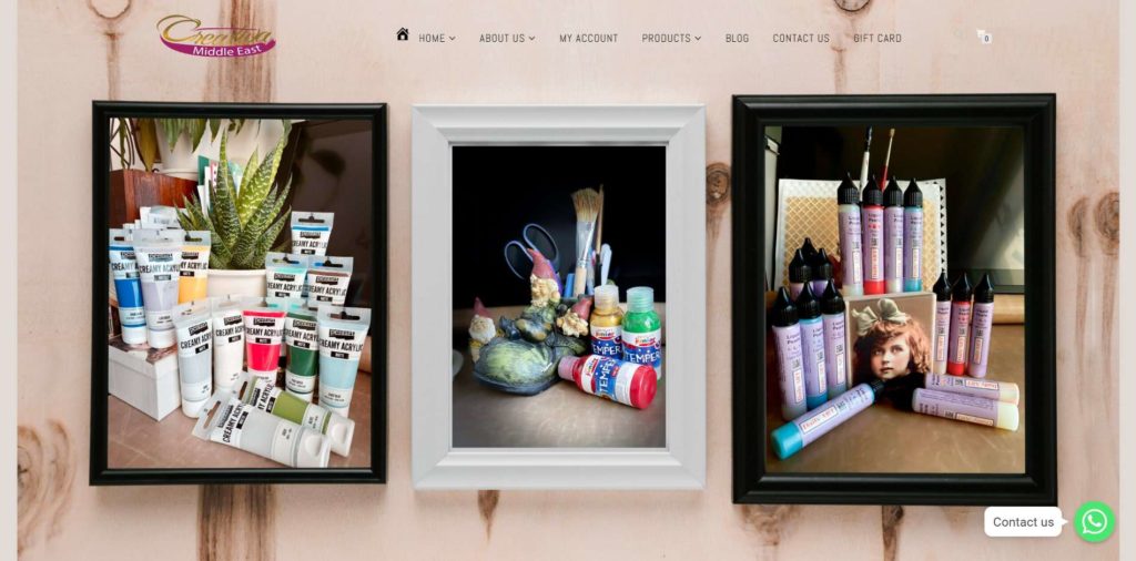 Creativa Middle East Homepage