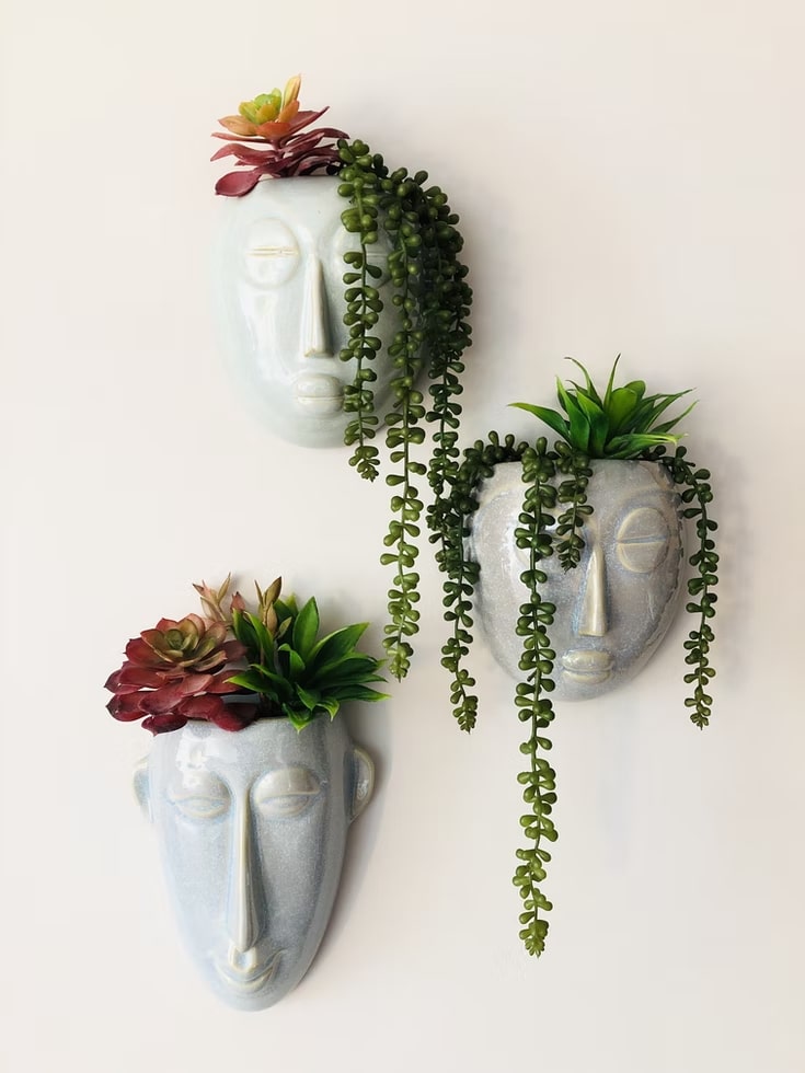Decorate with flower heads