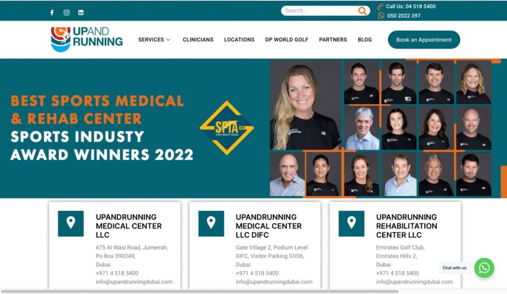 Dr. Anna Zickerman of UPANDRUNNING Homepage