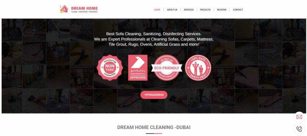Dream Home Cleaning Homepage