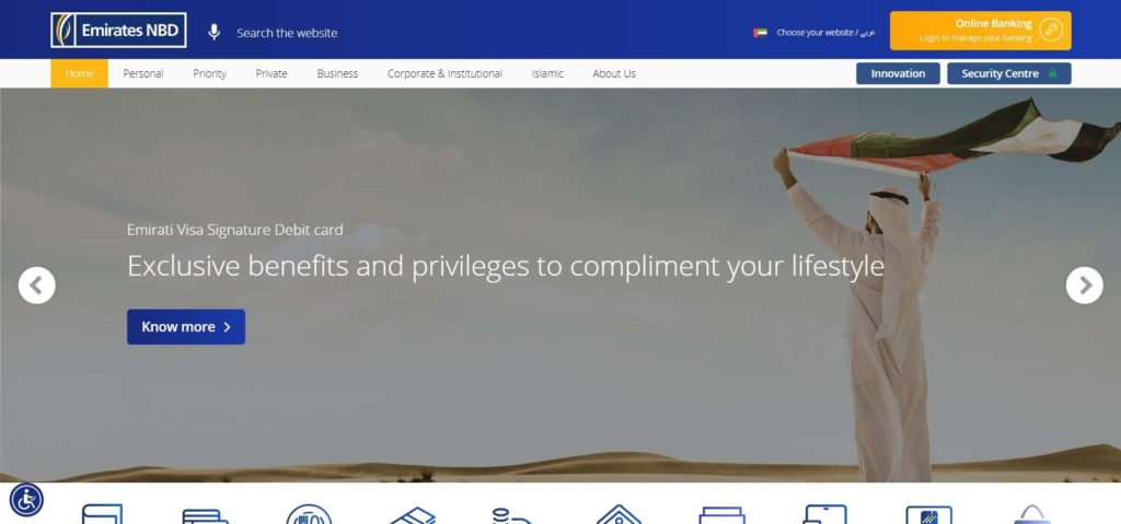 Emirates NBD Homepage