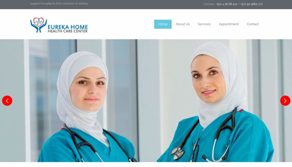 Eureka Home Health Care Center Homepage