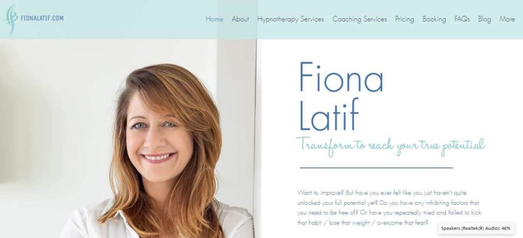 Fiona Latif Homepage