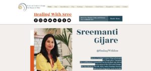 Healing with Sree Homepage