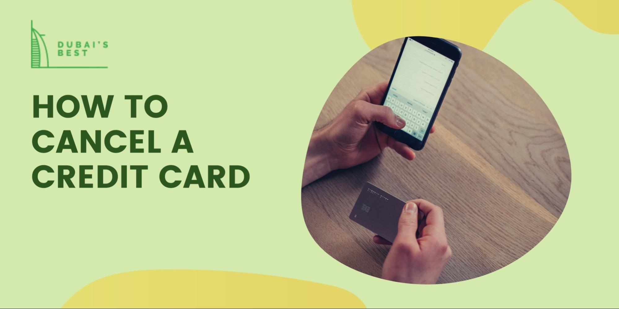 How To Cancel A Credit Card