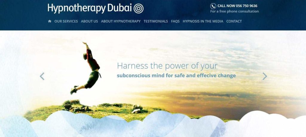 Hypnotherapy Dubai Homepage