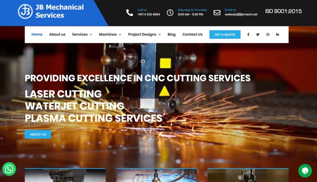 JB Mechanical Services Homepage
