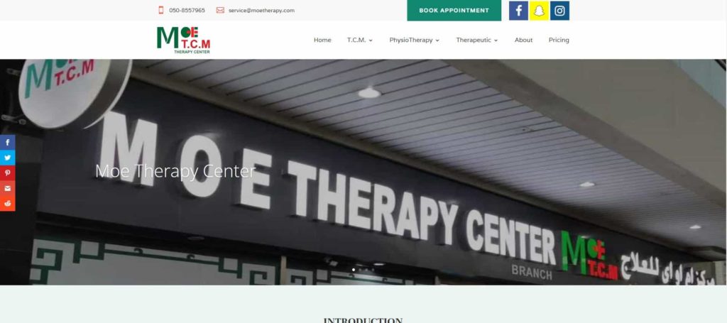 MOE Therapy Center Homepage