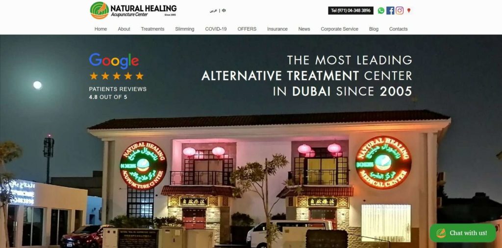 Natural Healing Acupuncture & Hijama Medical Center Homepage