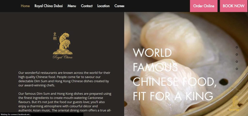 Royal China Homepage