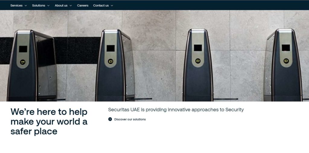 Securitas Homepage
