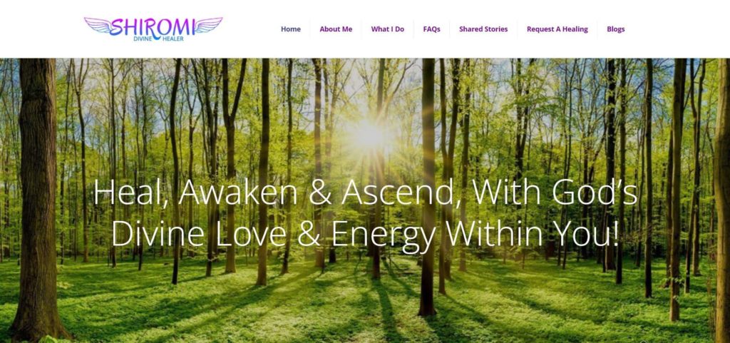 Shiromi Divine Healer Homepage