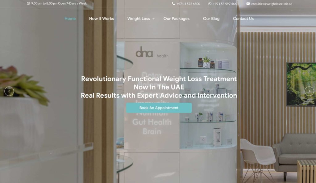 Tina Choueiri Chagoury of Weight Loss Clinic Homepage