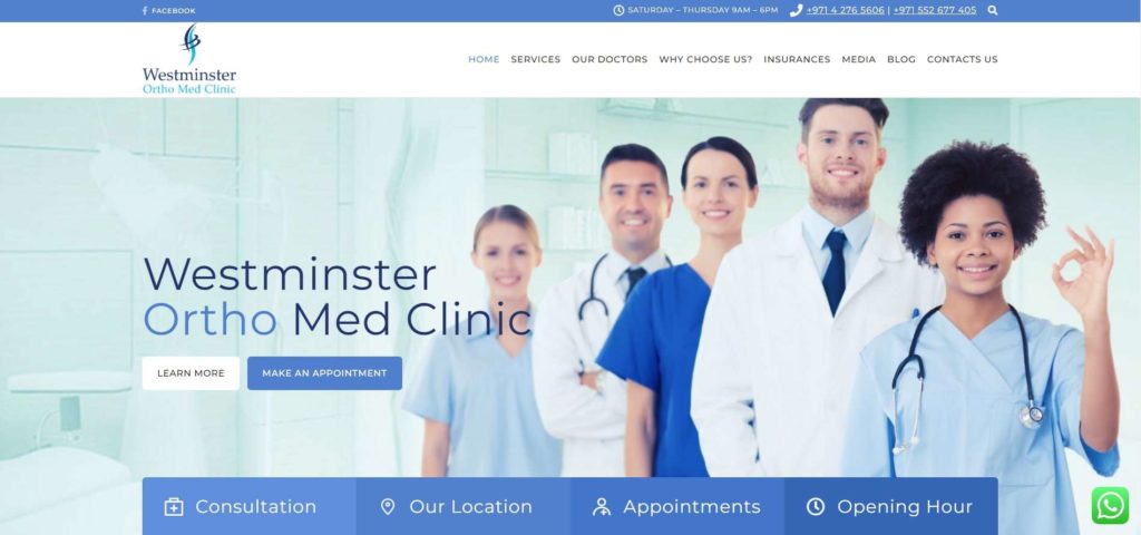 Westminster Ortho Med Clinic Homepage