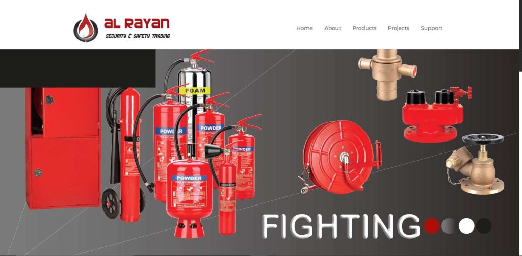 Al Rayan Security & Safety Trading Homepage