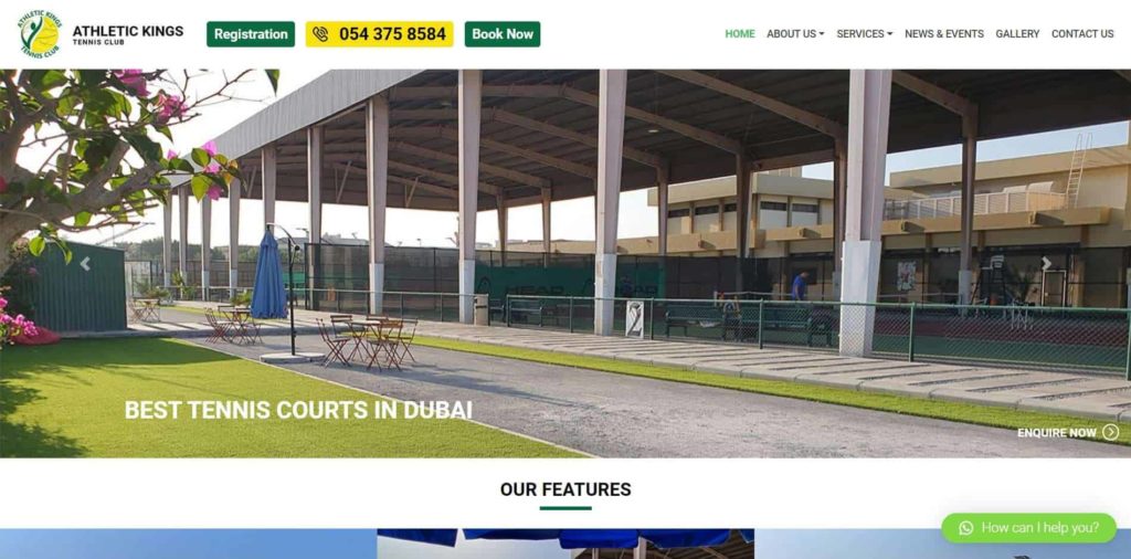 Athletic Kings Tennis Club Homepage
