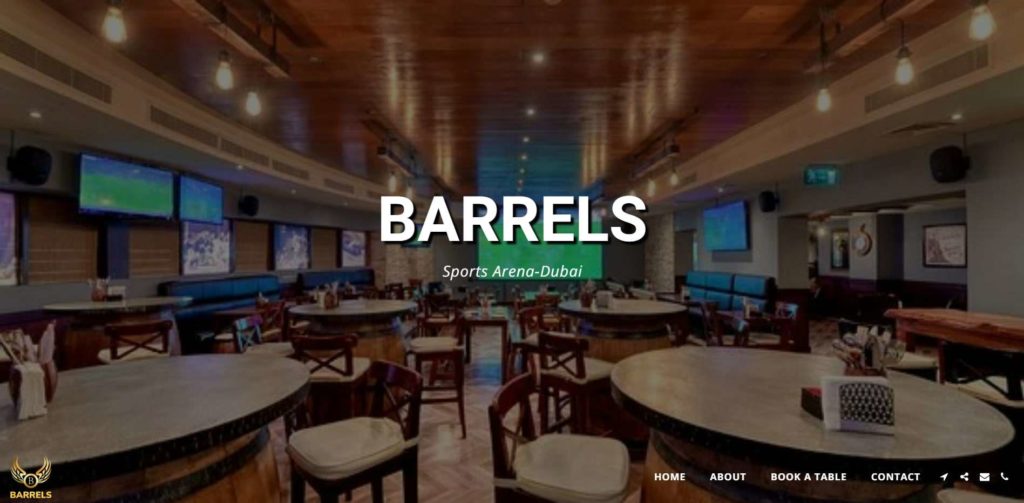 Barrels Sports Arena Homepage