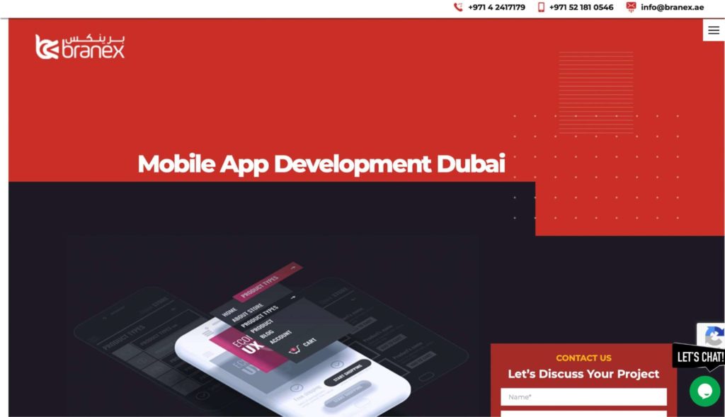 Branex Homepage