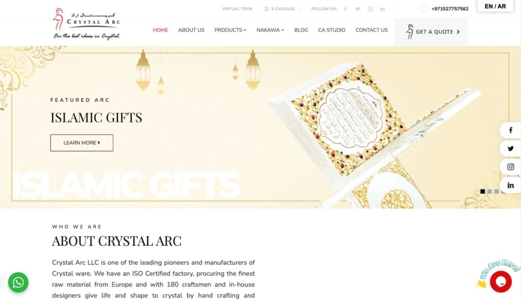 Crystal Arc LLC Homepage