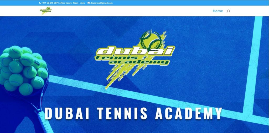 Dubai Tennis Academy Homepage