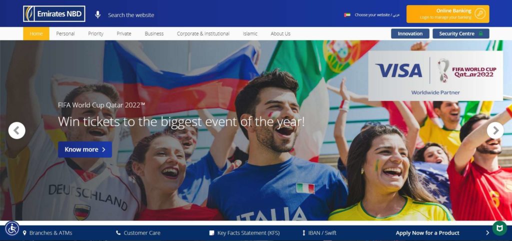 Emirates NBD Homepage