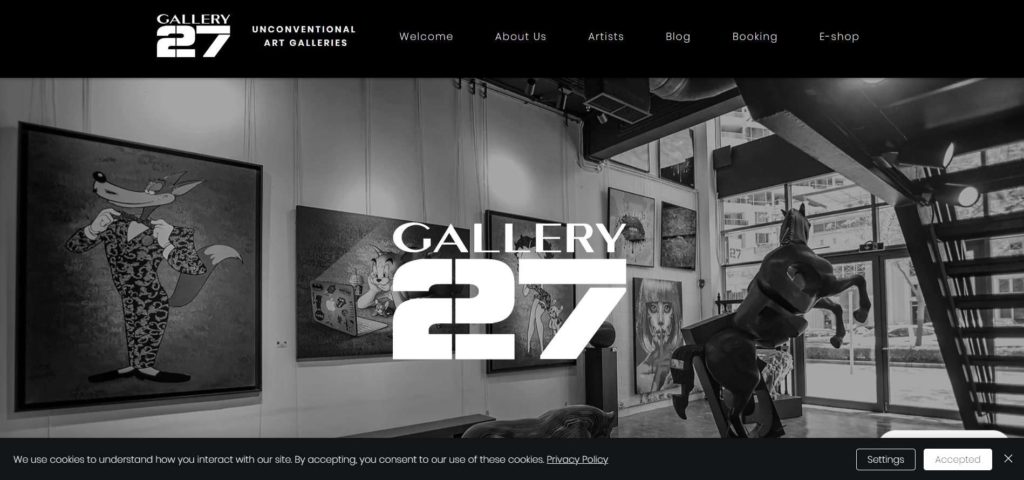 Gallery 27 Homepage