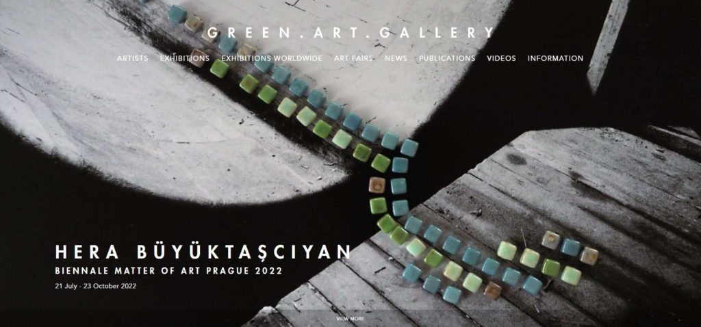 Green Art Gallery Homepage