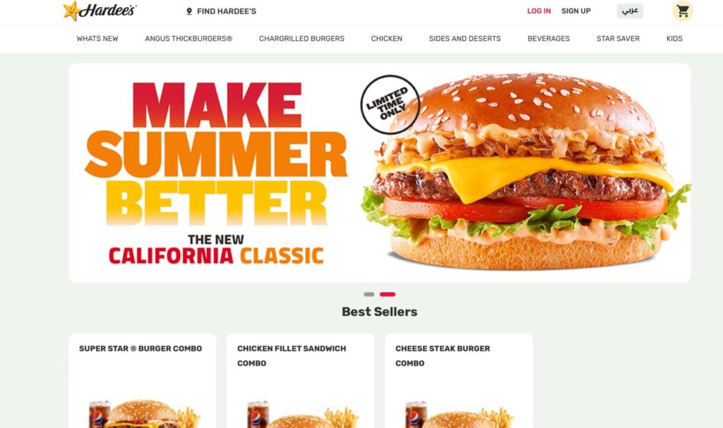Hardee’s Homepage