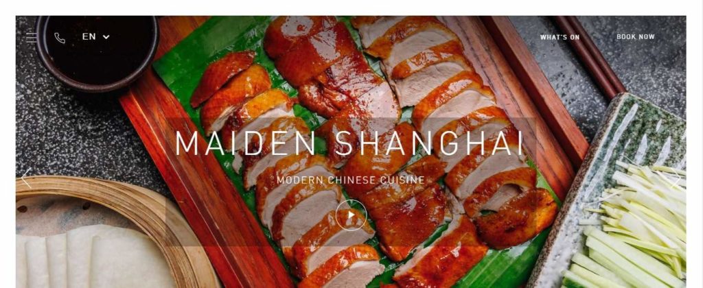 Maiden Shanghai Homepage