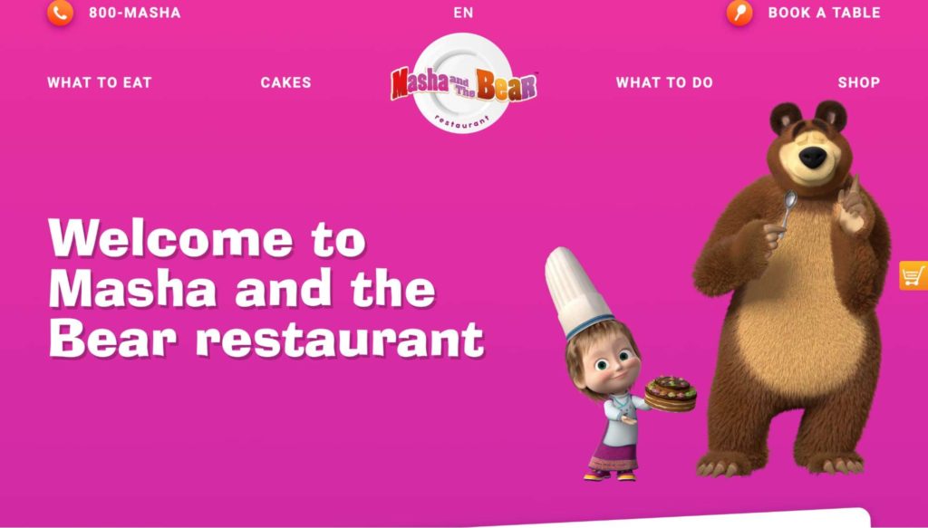 Masha and the Bear Homepage