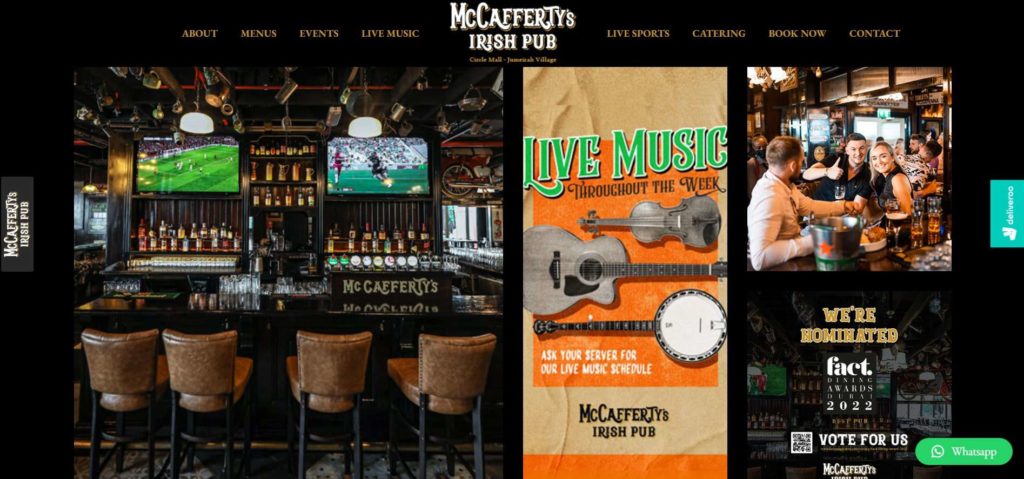 McCafferty’s Irish Pub Homepage