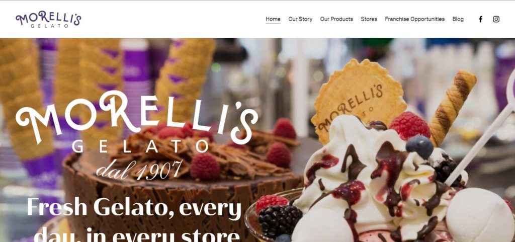 Morelli’s Gelato Homepage