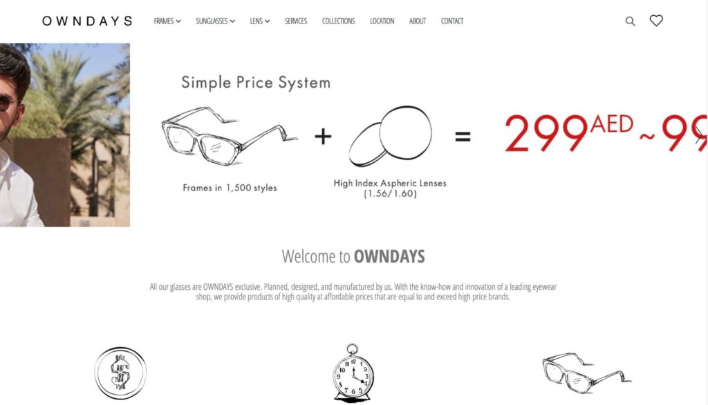 OWNDAYS Homepage