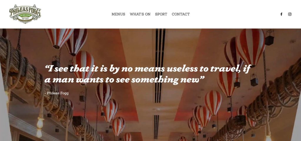 Phileas Fogg’s Homepage
