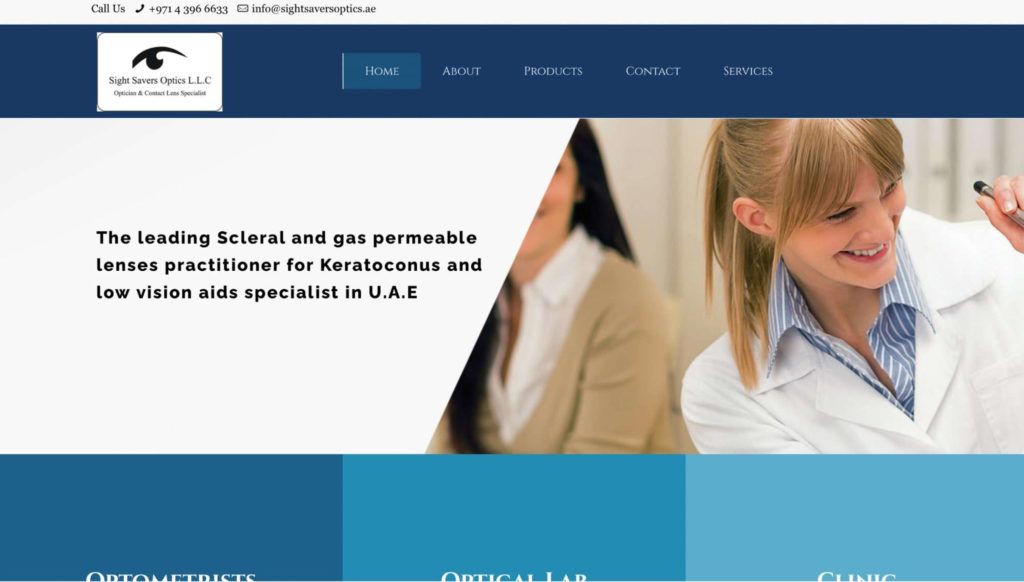 Sight Savers Optics Homepage