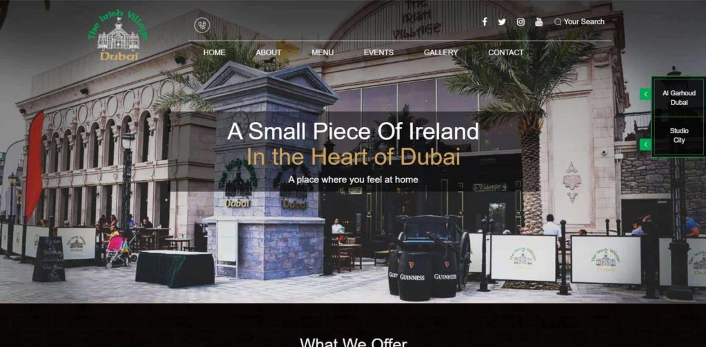 The Irish Village Homepage