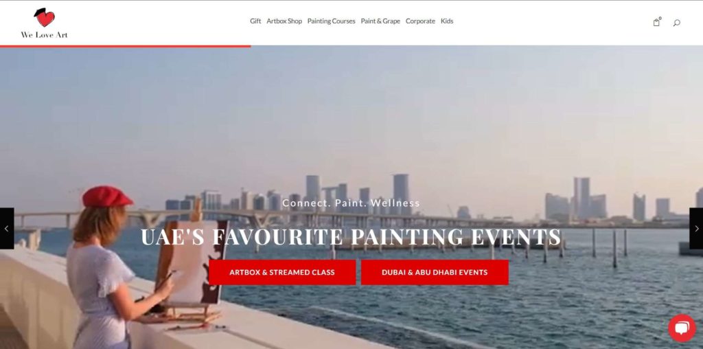 We Love Art Homepage
