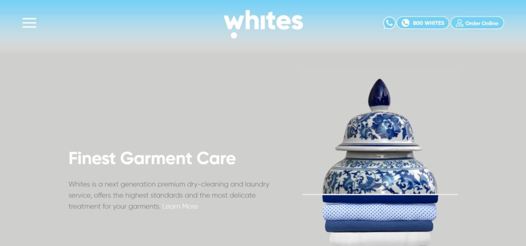 Whites Homepage